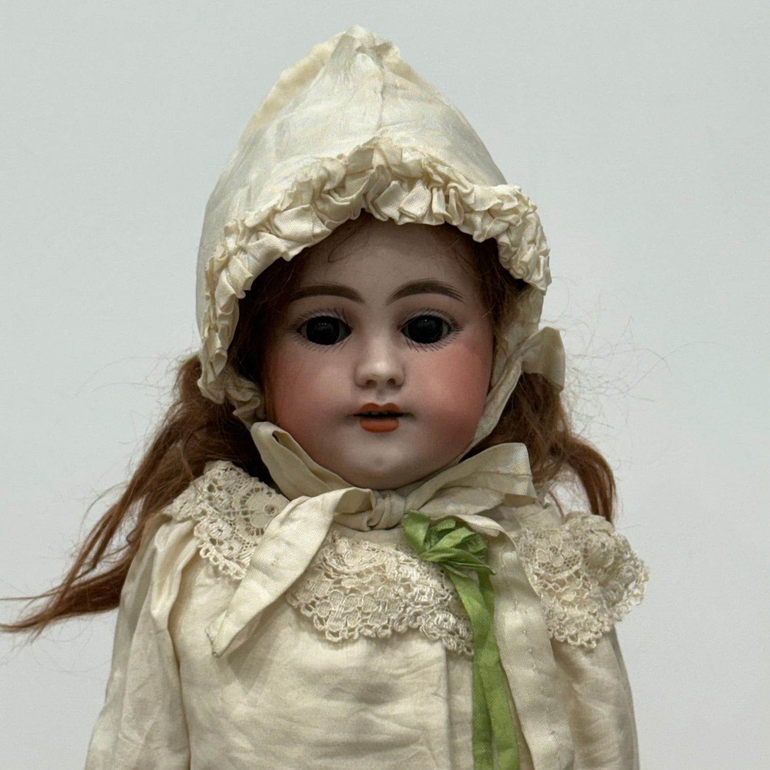 Antique Armand Marseille Bisque Head Doll with Kid Leather Body – Early 20th Century