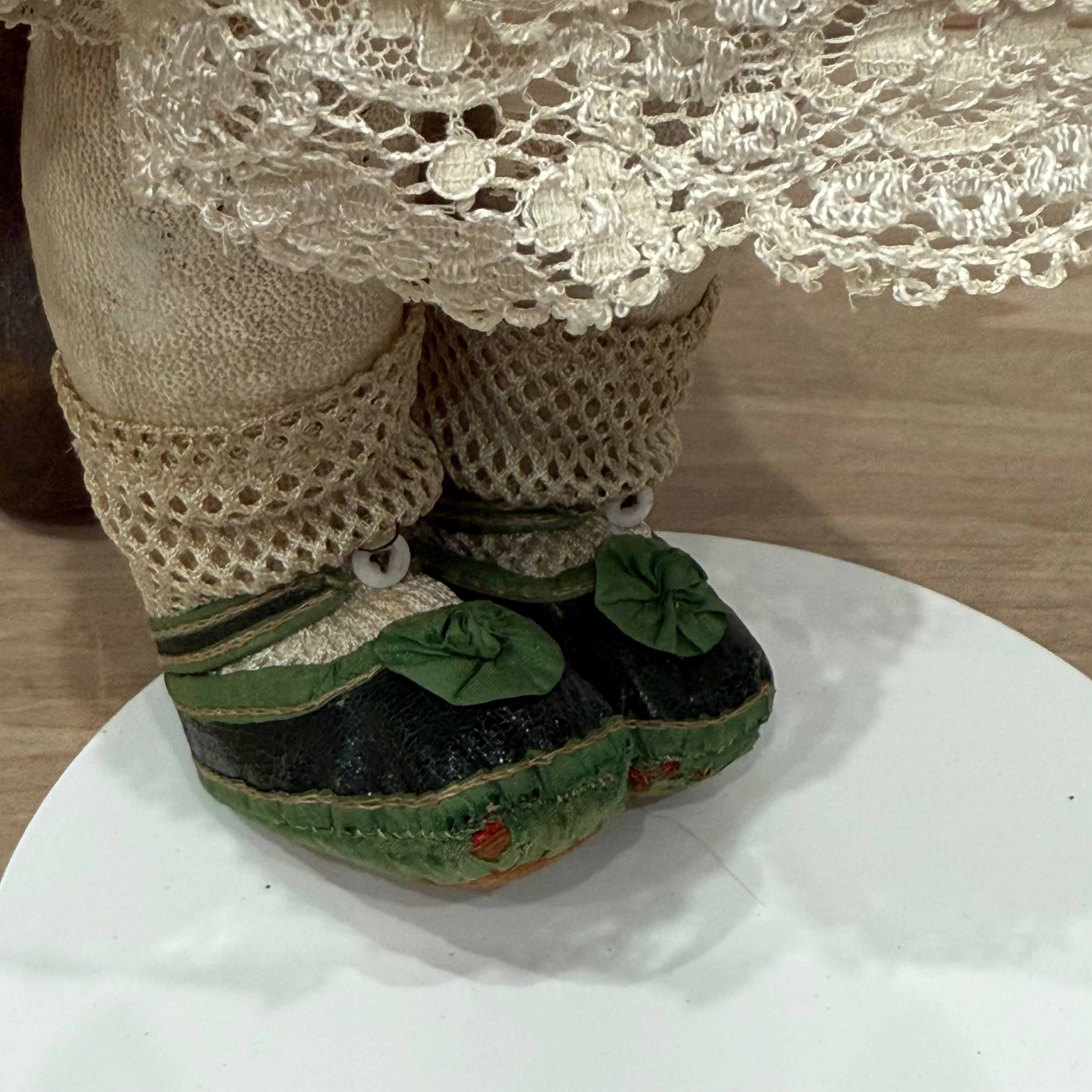 Antique Armand Marseille Bisque Head Doll with Kid Leather Body – Early 20th Century