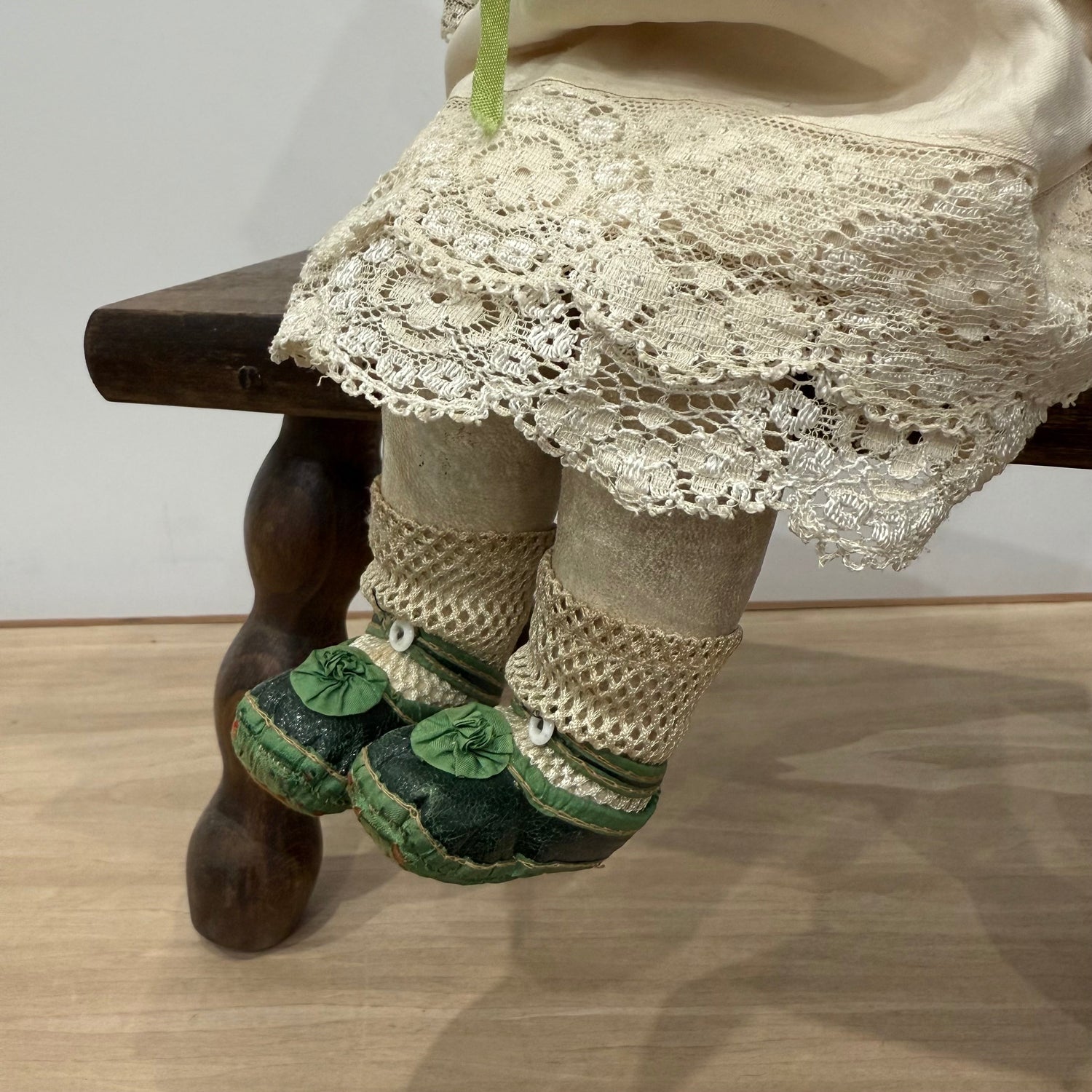 Antique Armand Marseille Bisque Head Doll with Kid Leather Body – Early 20th Century