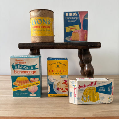 Vintage British Desert Advertising Packaging - Lyons Bird’s Brown &amp; Polson