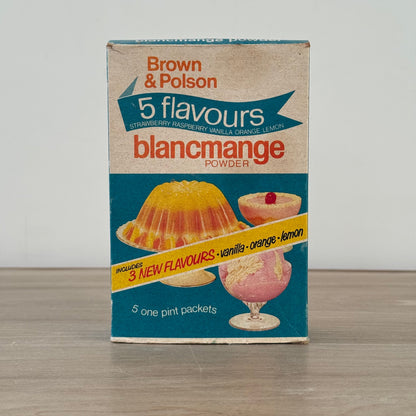 Vintage British Desert Advertising Packaging - Lyons Bird’s Brown &amp; Polson