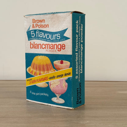 Vintage British Desert Advertising Packaging - Lyons Bird’s Brown &amp; Polson