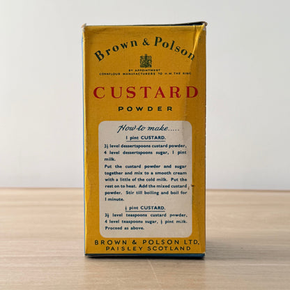 Vintage British Desert Advertising Packaging - Lyons Bird’s Brown &amp; Polson