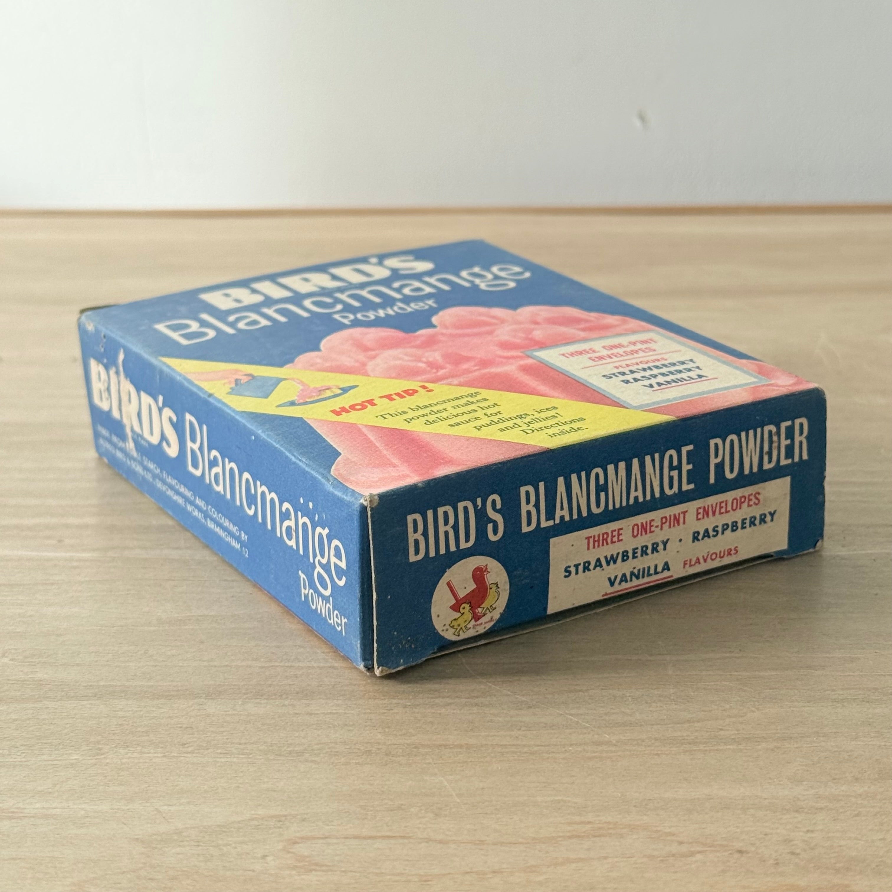 Vintage British Desert Advertising Packaging - Lyons Bird’s Brown &amp; Polson