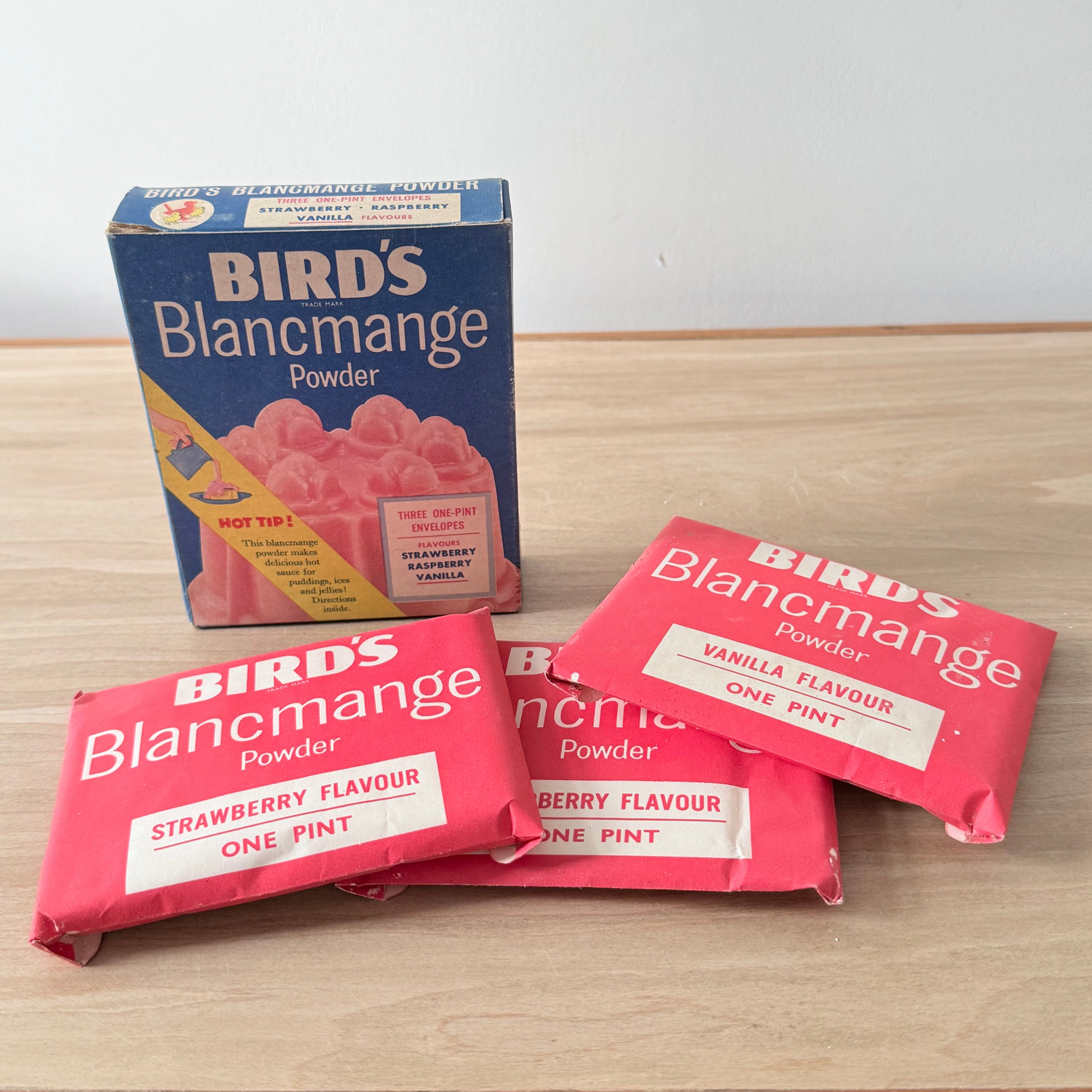 Vintage British Desert Advertising Packaging - Lyons Bird’s Brown &amp; Polson