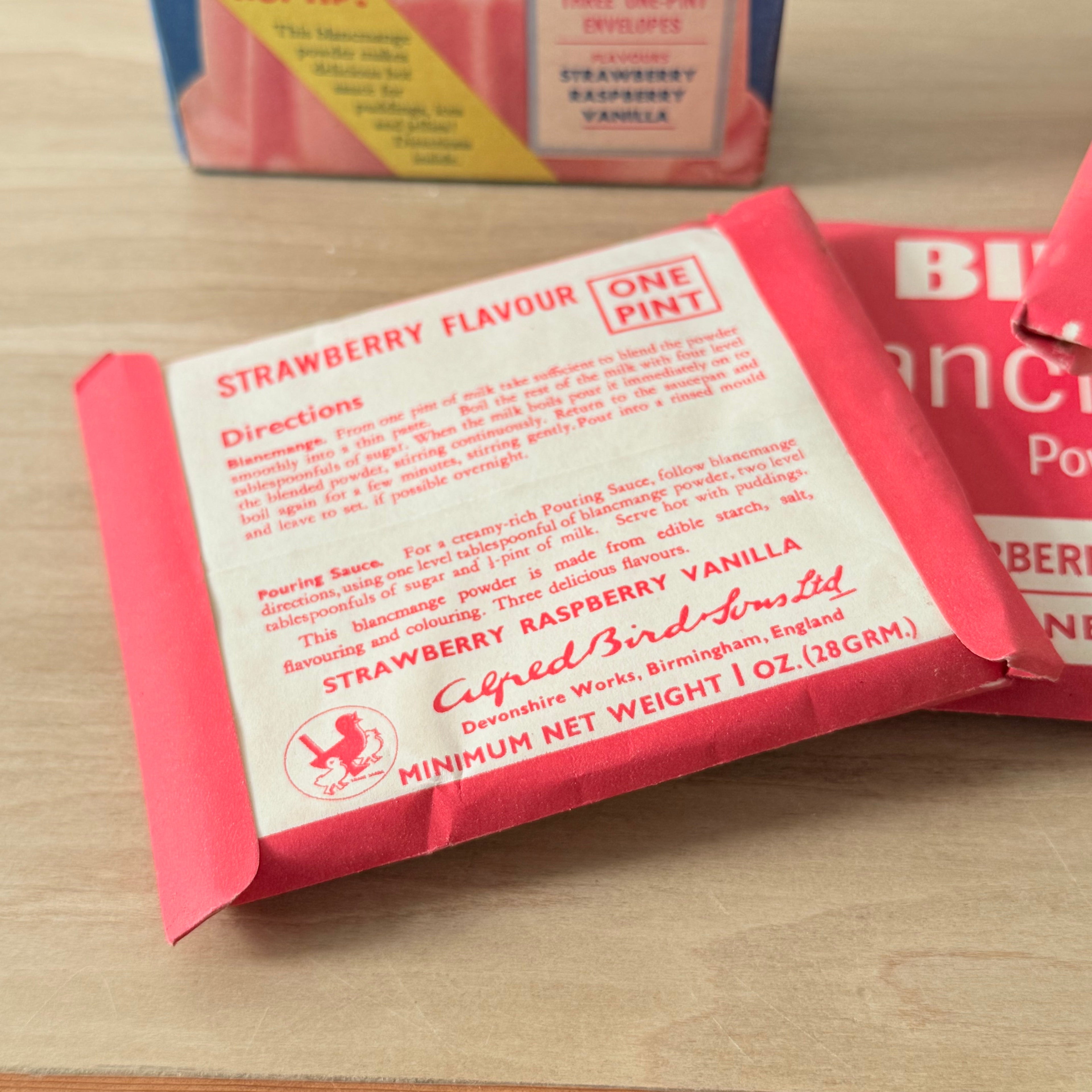 Vintage British Desert Advertising Packaging - Lyons Bird’s Brown &amp; Polson