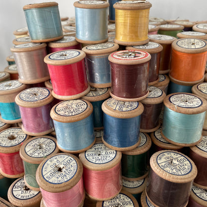 Dewhurst Sylko - Wooden Reels - Pierced D1-99