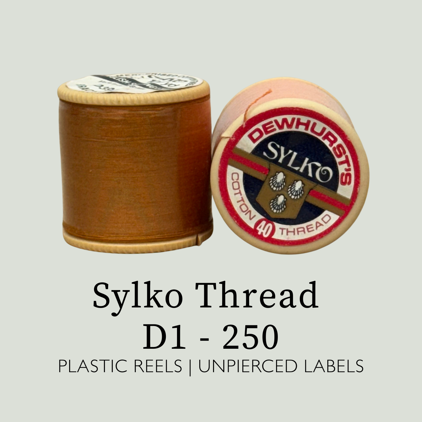 Dewhurst Sylko Thread - Plastic Reels - Unpierced D1-250
