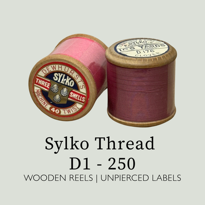 Dewhurst Sylko - Wooden Reels - Unpierced D1-250