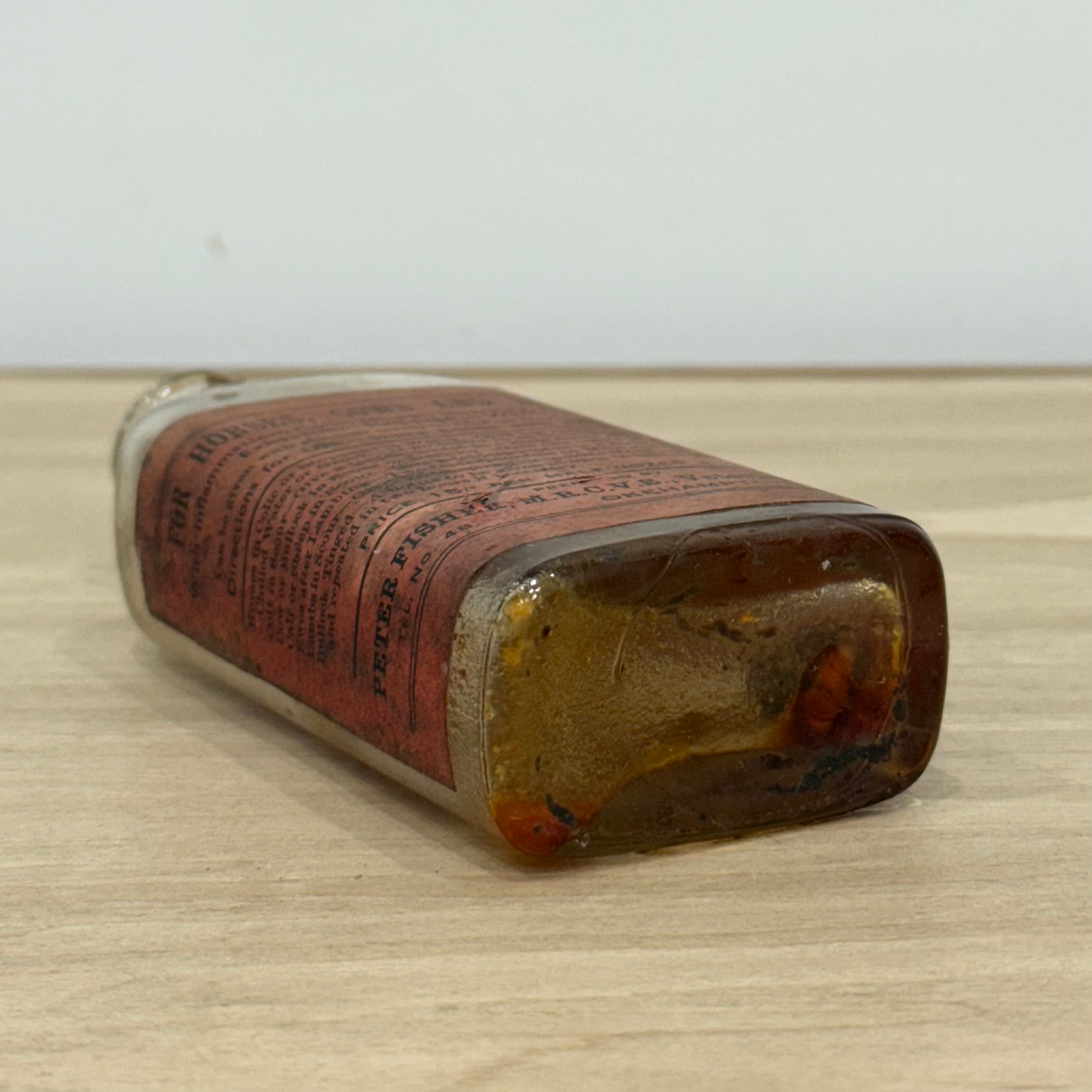 Antique Veterinary Medicine Bottle Horses Cows Bulls Okehampton Devon