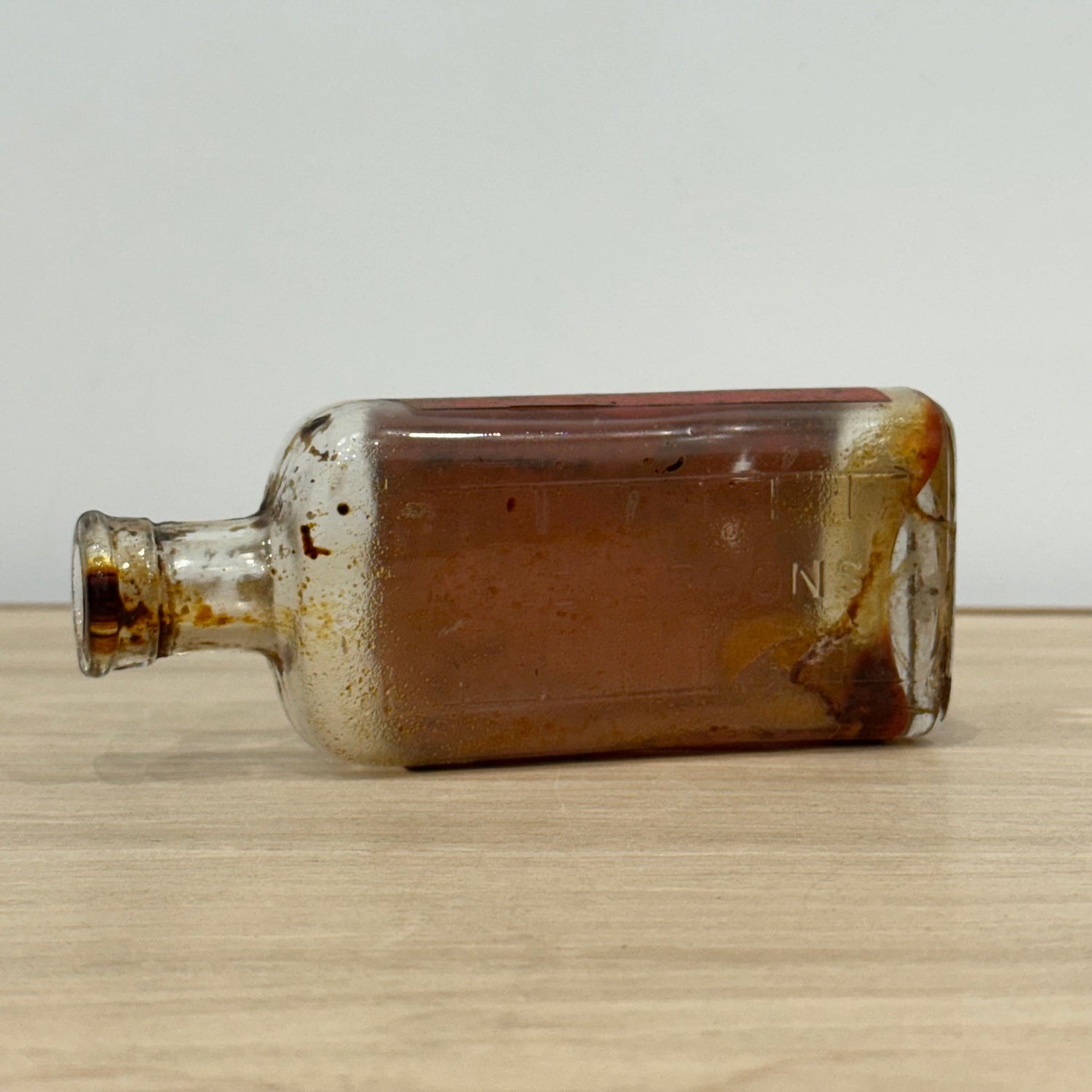 Antique Veterinary Medicine Bottle Horses Cows Bulls Okehampton Devon