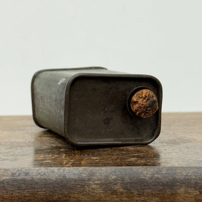 Vintage Singer Sewing Machine Oil Can Small Green Tin Edwardian