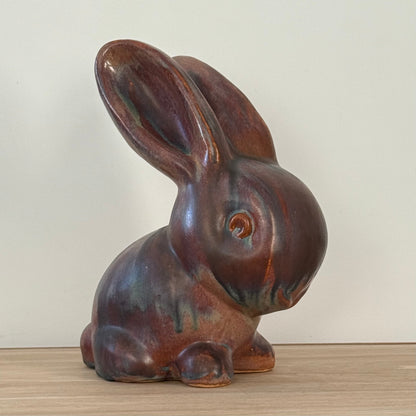 Mid-Century Denby Bourne Pottery Rabbit Figure Studio Ceramic 26cm