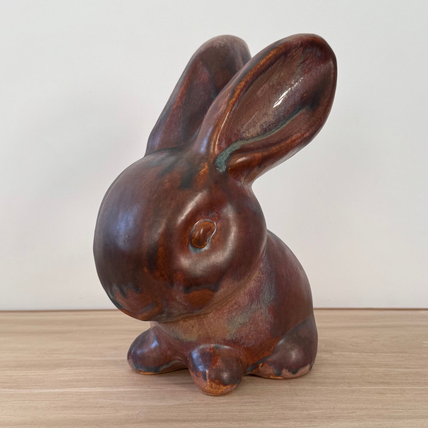 Mid-Century Denby Bourne Pottery Rabbit Figure Studio Ceramic 26cm