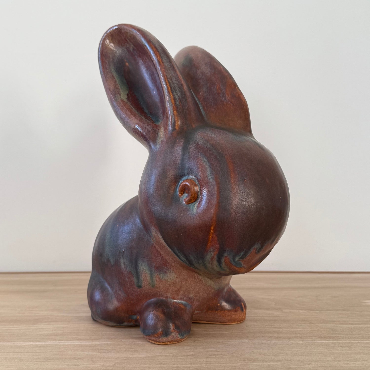 Mid-Century Denby Bourne Pottery Rabbit Figure Studio Ceramic 26cm