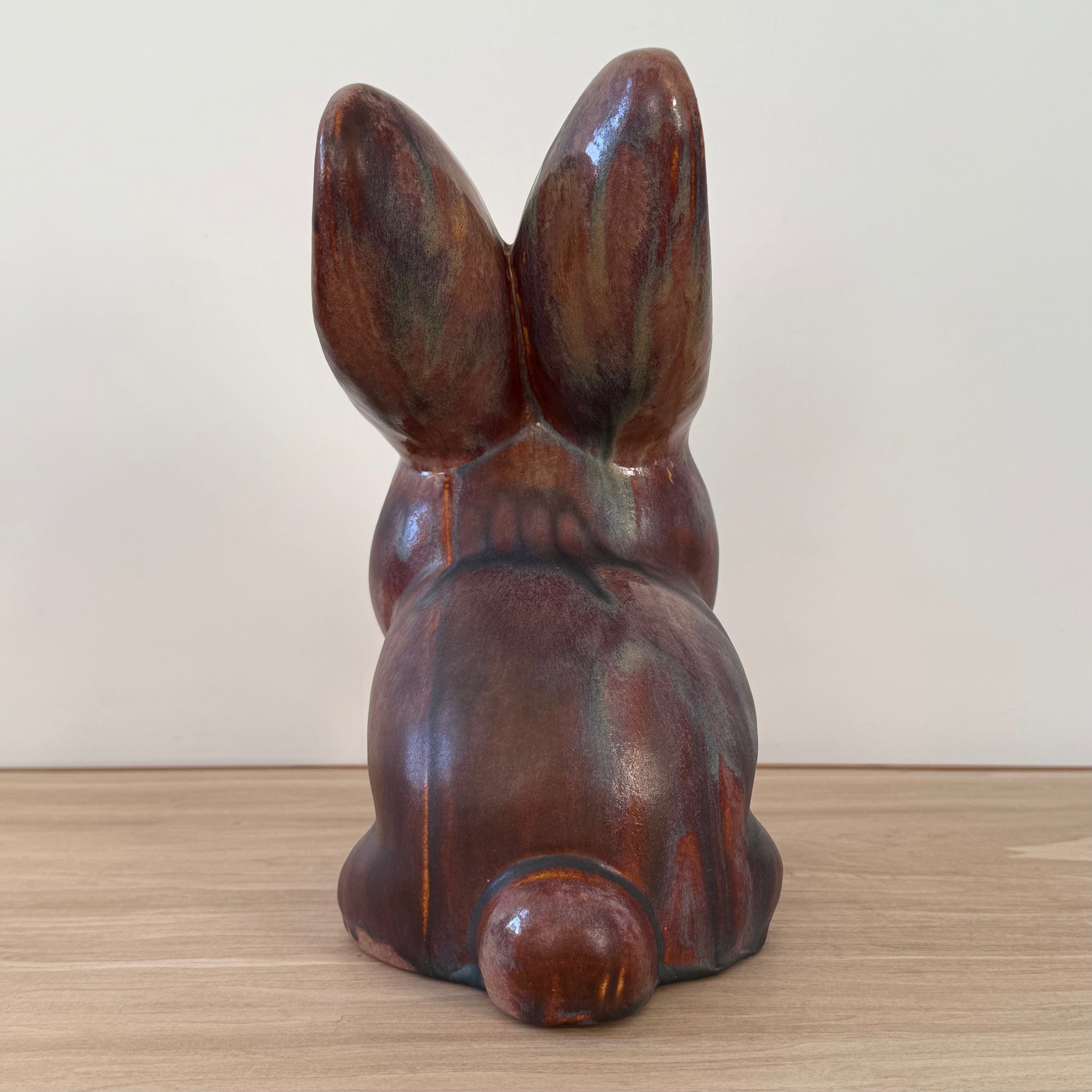 Mid-Century Denby Bourne Pottery Rabbit Figure Studio Ceramic 26cm