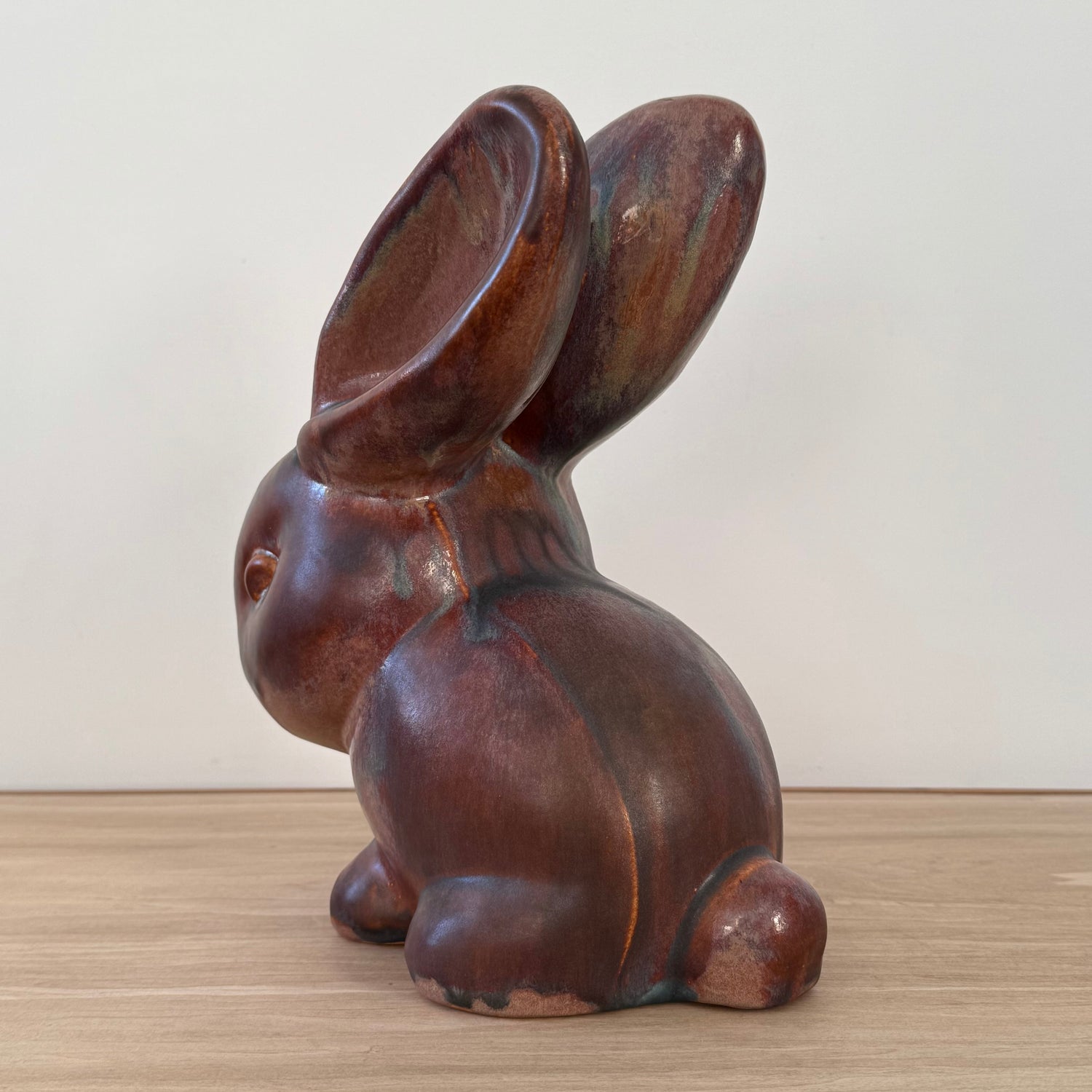 Mid-Century Denby Bourne Pottery Rabbit Figure Studio Ceramic 26cm