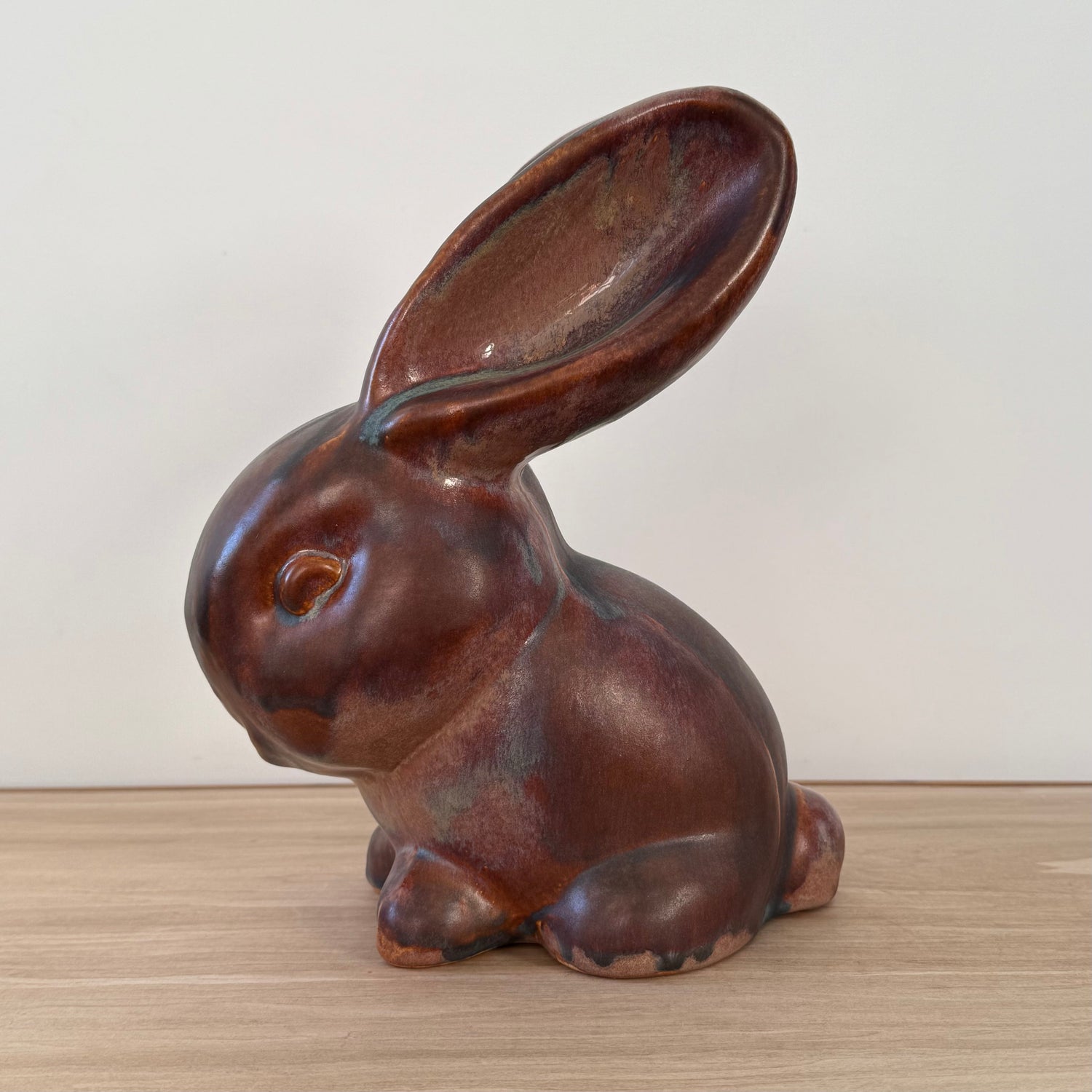 Mid-Century Denby Bourne Pottery Rabbit Figure Studio Ceramic 26cm