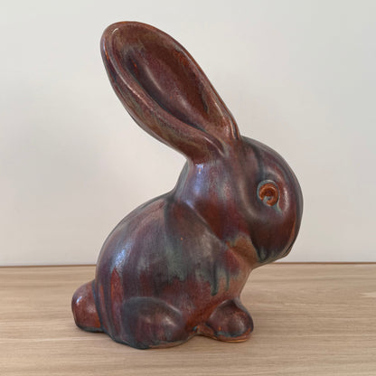 Mid-Century Denby Bourne Pottery Rabbit Figure Studio Ceramic 26cm