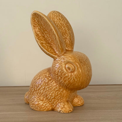 Sylvac Brown Rabbit No. 2 Impressed England Mark Pottery Figure