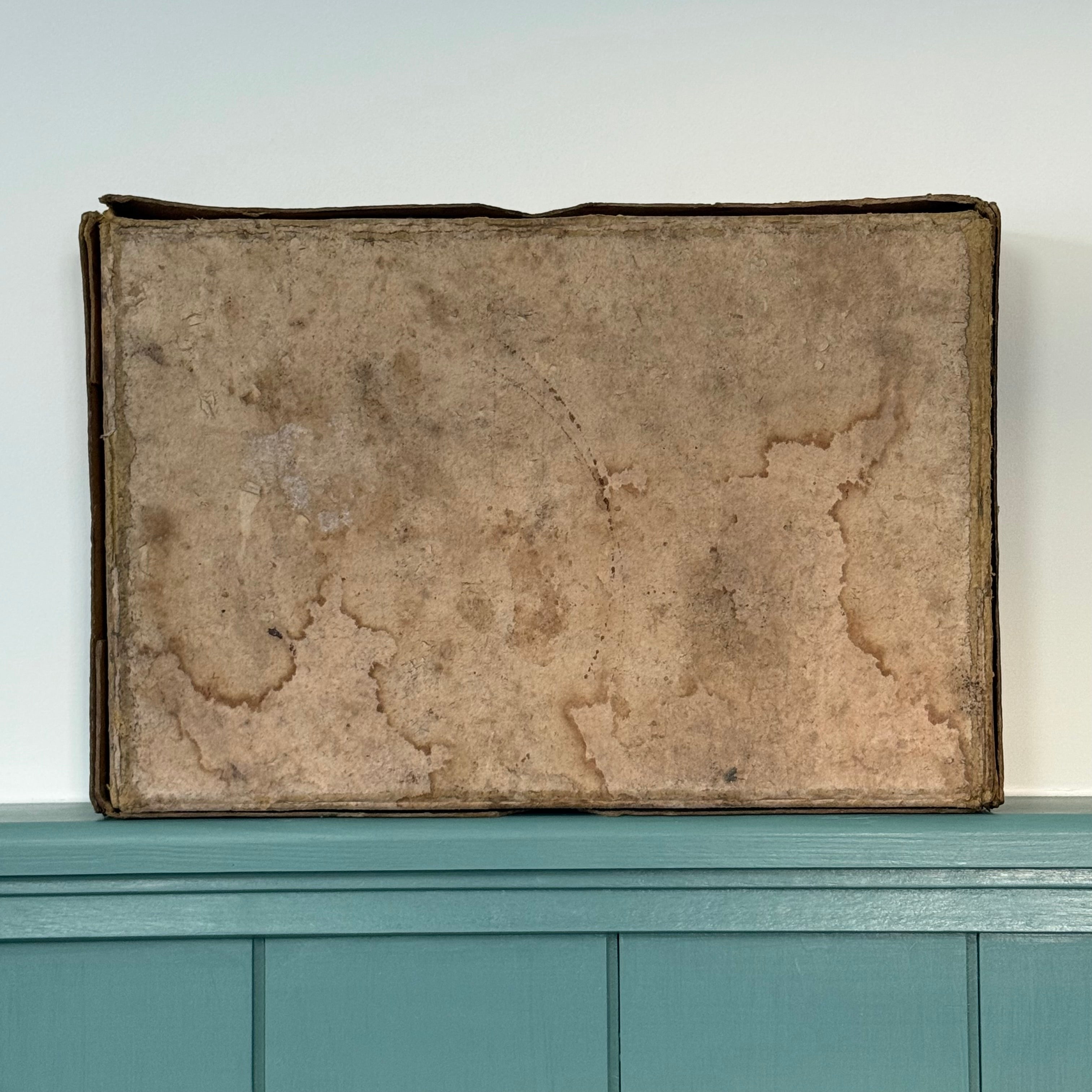 Vintage Cardboard Egg Shipping Box “Valuable Eggs With Care” with Dividers