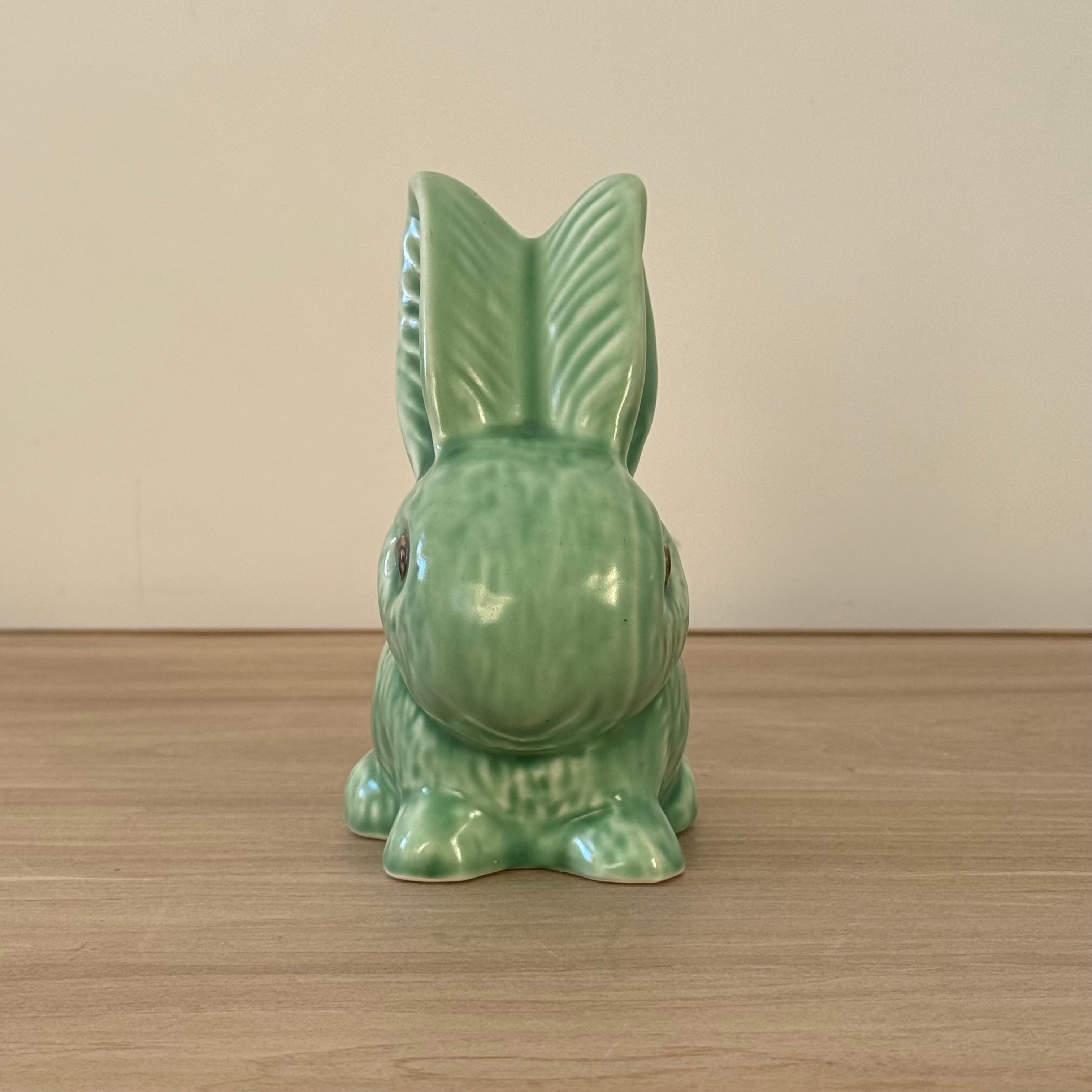 Vintage Sylvac Green Rabbit Figure No. 990