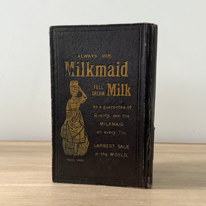 Vintage 1903 Advertising Account Ledger Book – T. Sutcliffe Wrexham Milkmaid Condensed Milk