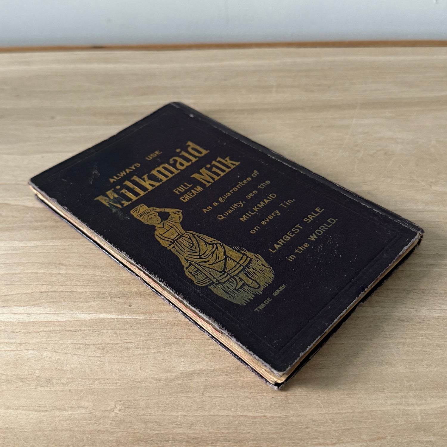Vintage 1903 Advertising Account Ledger Book – T. Sutcliffe Wrexham Milkmaid Condensed Milk