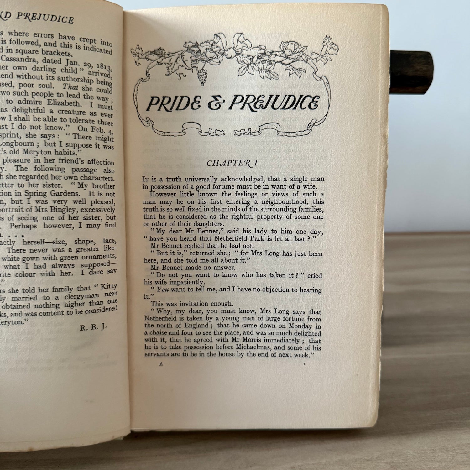Pride and Prejudice Jane Austen 1907 Dent Brock Illustrated Antique Book