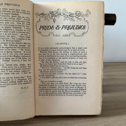 Pride and Prejudice Jane Austen 1907 Dent Brock Illustrated Antique Book