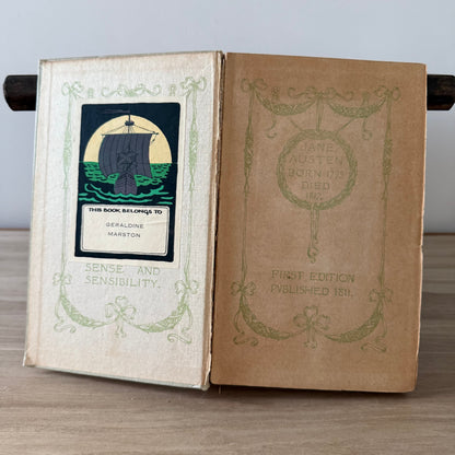 Sense and Sensibility Jane Austen 1908 Dent Brock Illustrated Edition