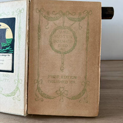 Sense and Sensibility Jane Austen 1908 Dent Brock Illustrated Edition