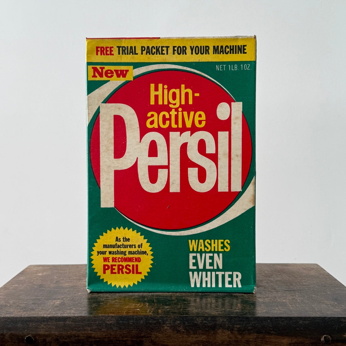 UNOPENED Free Trial Packet Persil High-Active Washing Powder c1950s