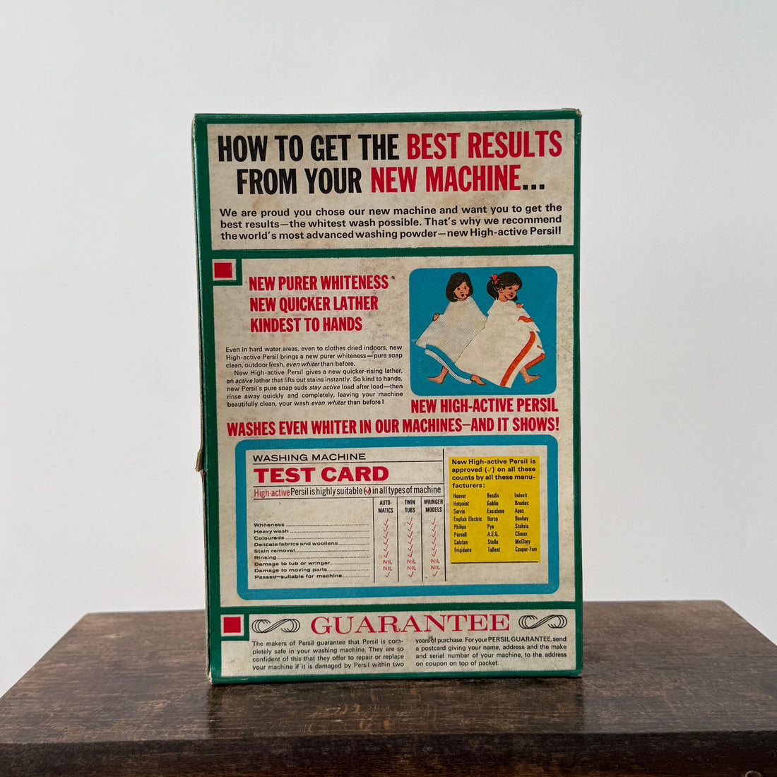 UNOPENED Free Trial Packet Persil High-Active Washing Powder c1950s