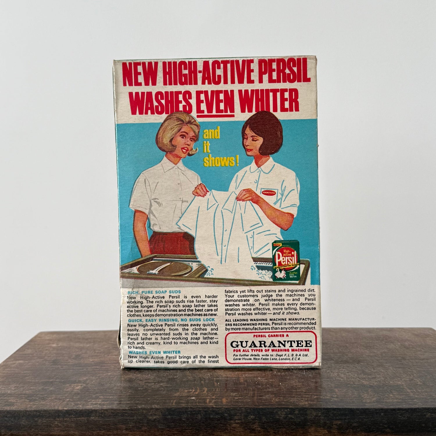UNOPENED Persil High-Active Demonstration Sample Washing Powder c1950s
