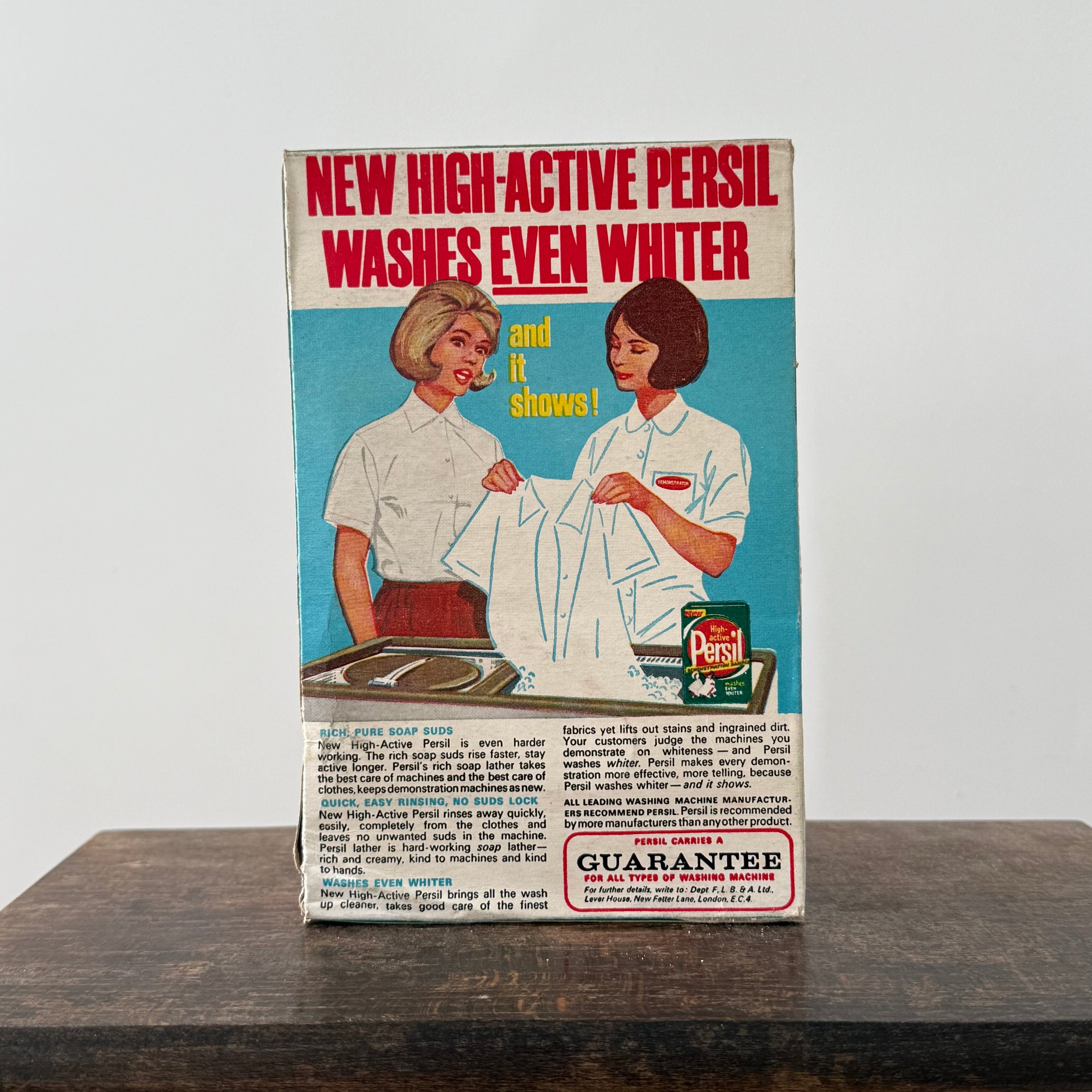 UNOPENED Persil High-Active Demonstration Sample Washing Powder c1950s