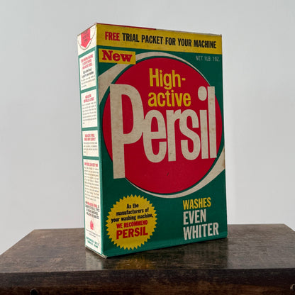 UNOPENED Free Trial Packet Persil High-Active Washing Powder c1950s