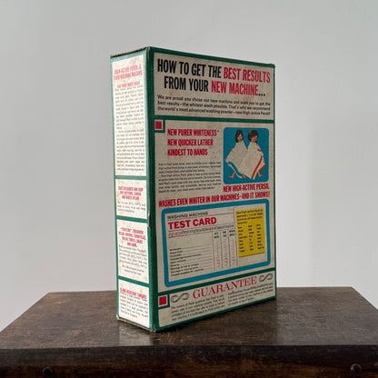 UNOPENED Free Trial Packet Persil High-Active Washing Powder c1950s