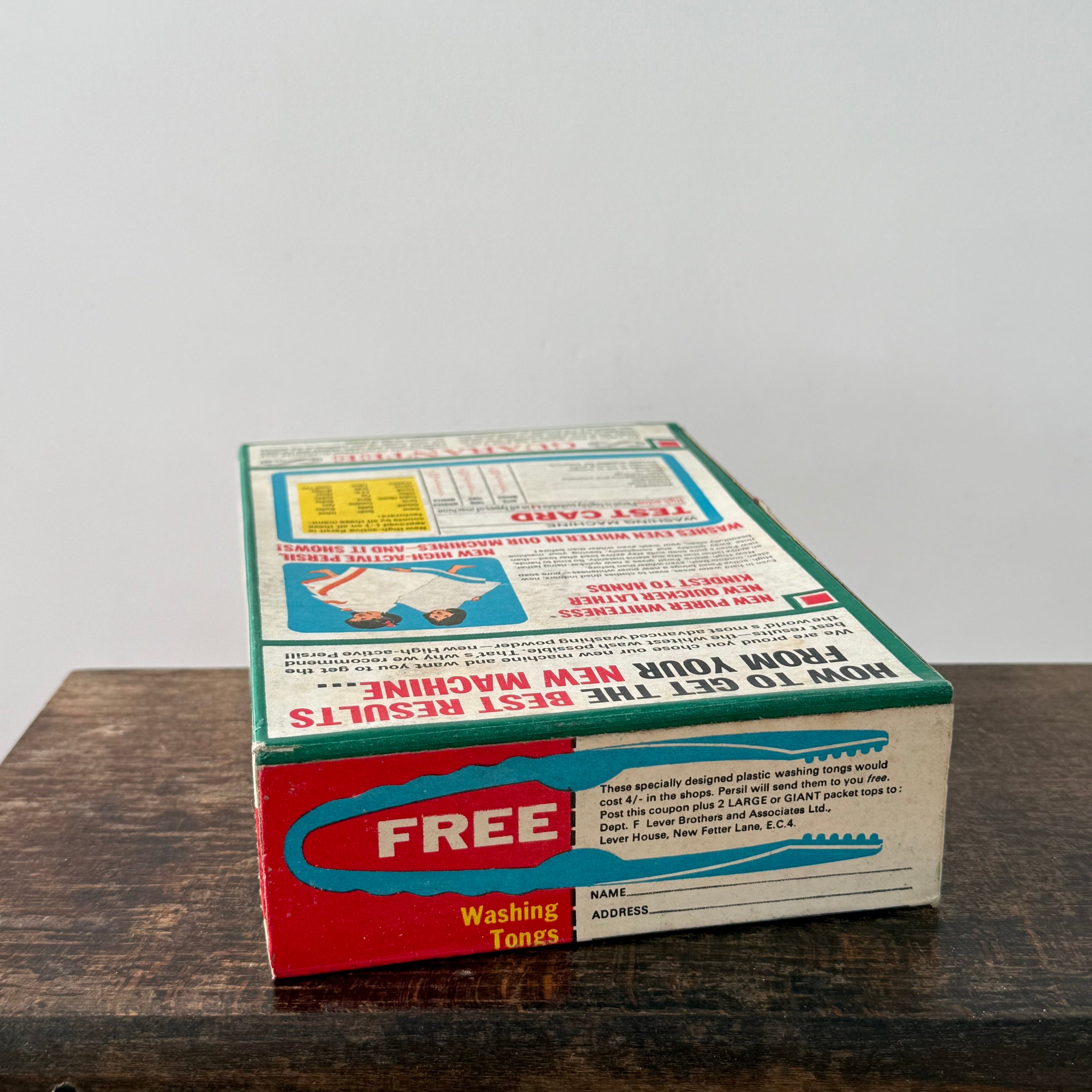 UNOPENED Free Trial Packet Persil High-Active Washing Powder c1950s