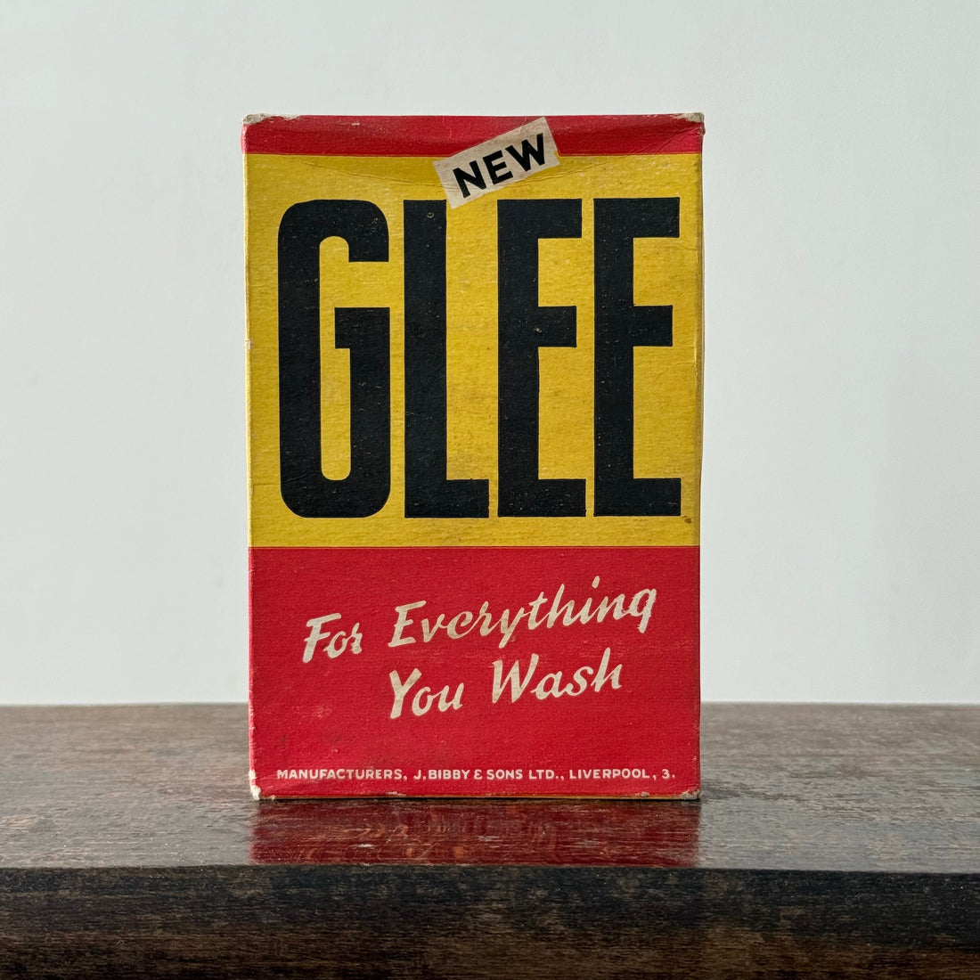 Glee No.1 Soap Powder Vintage Cardboard Box Unopened Full