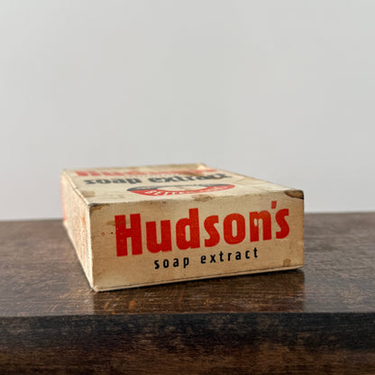 Hudson’s Concentrated Soap Extract Vintage Cardboard Box Advertising