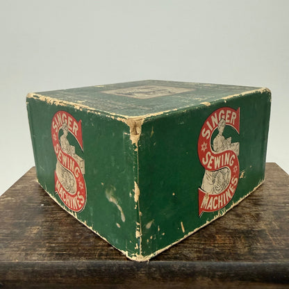 Singer Model 20 Childs Miniature Sewing Machine Clamp &amp; Box