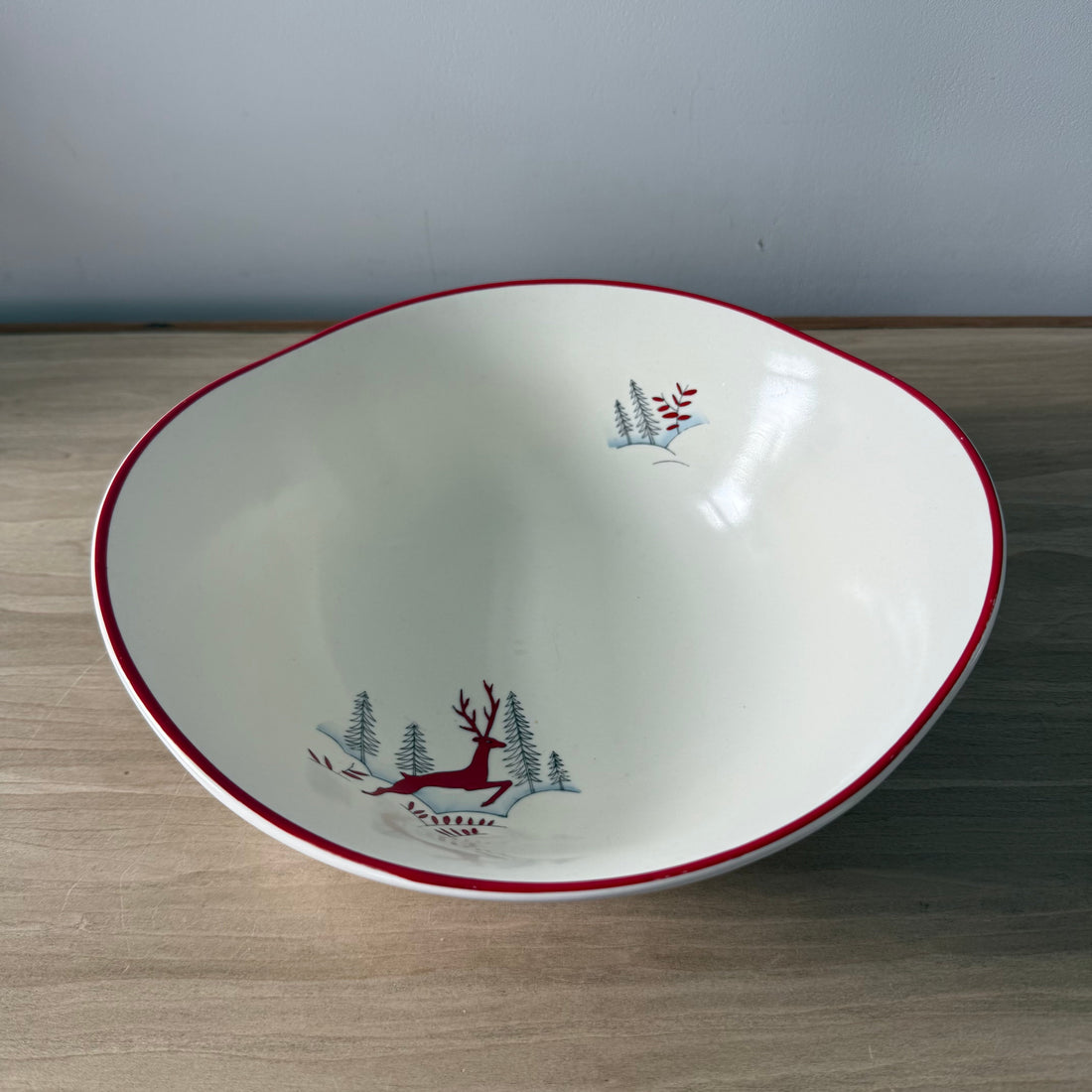Crown Devon Stockholm Leaping Deer Bowl Fieldings 1950s