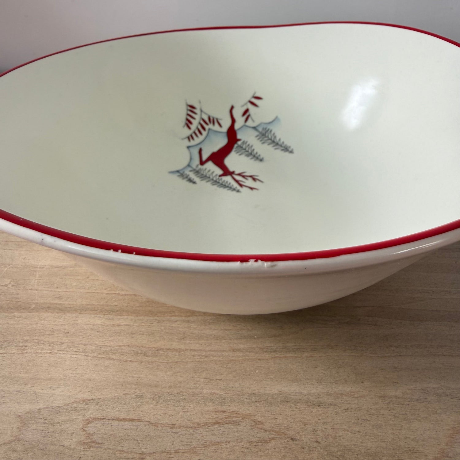Crown Devon Stockholm Leaping Deer Bowl Fieldings 1950s