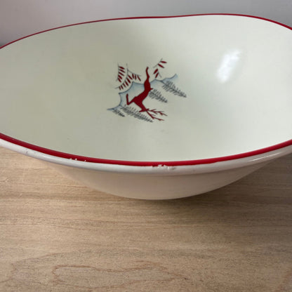 Crown Devon Stockholm Leaping Deer Bowl Fieldings 1950s