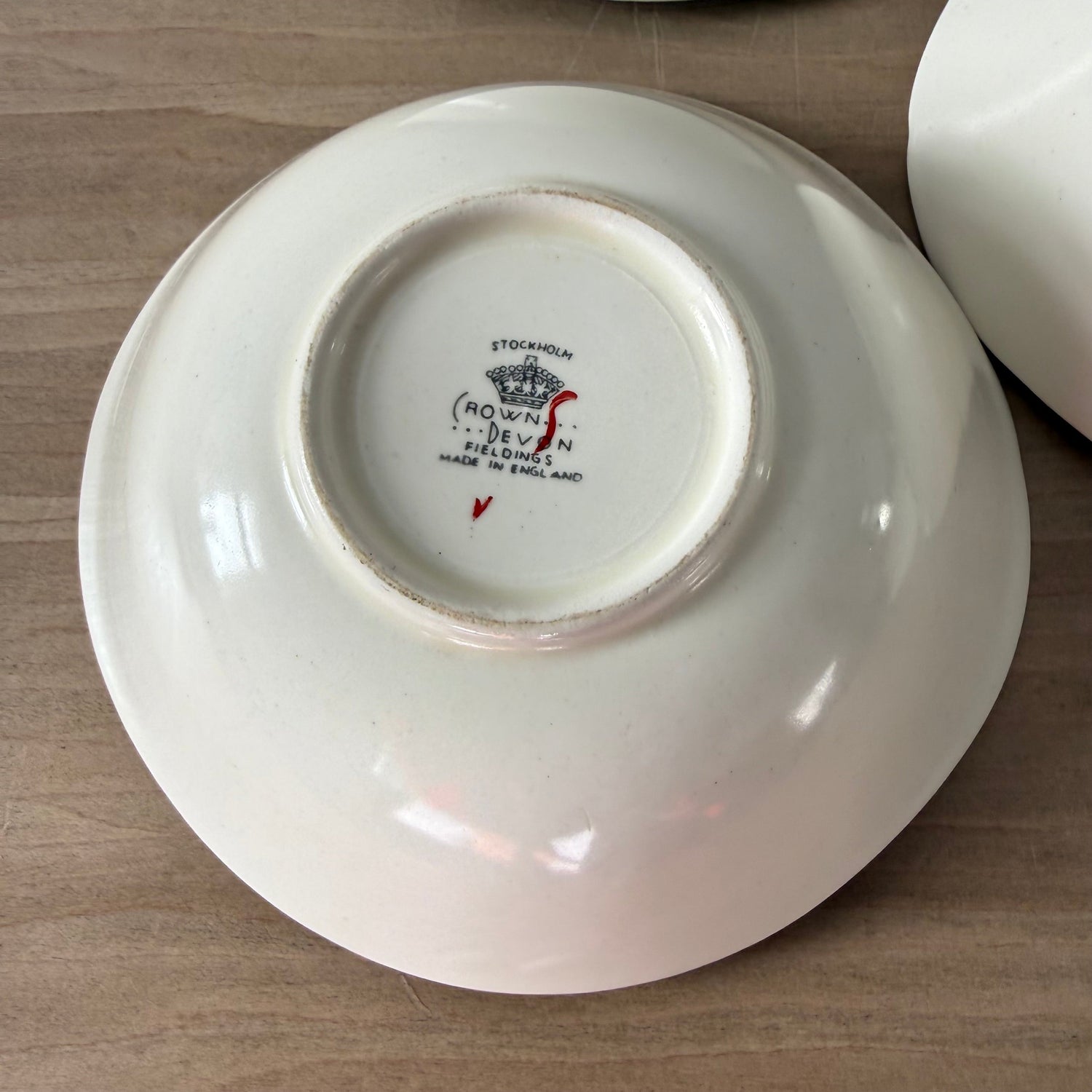 5 Crown Devon Stockholm Leaping Deer Dessert Bowls 1950s