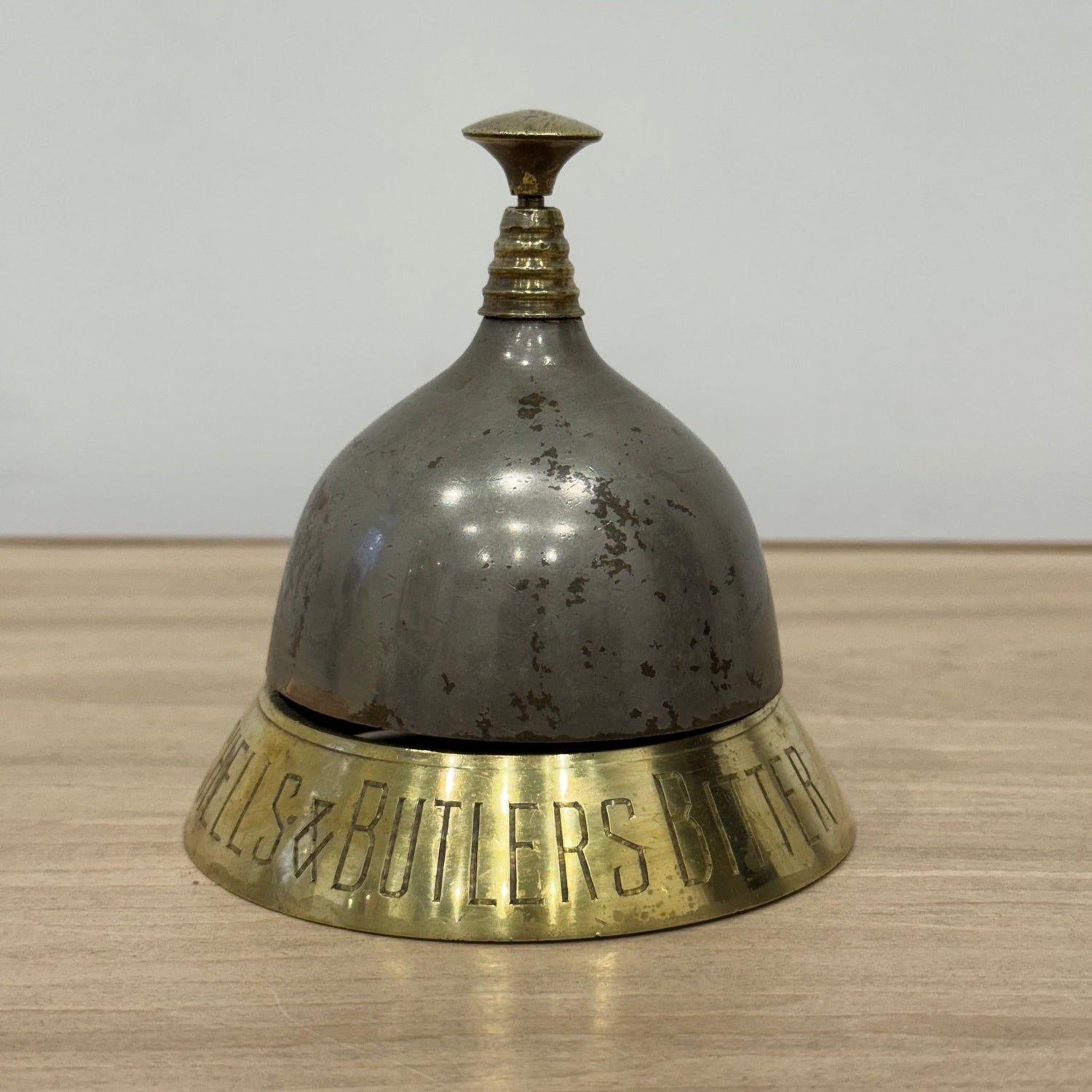 Antique Mitchells &amp; Butlers Brass Counter Bell Breweriana