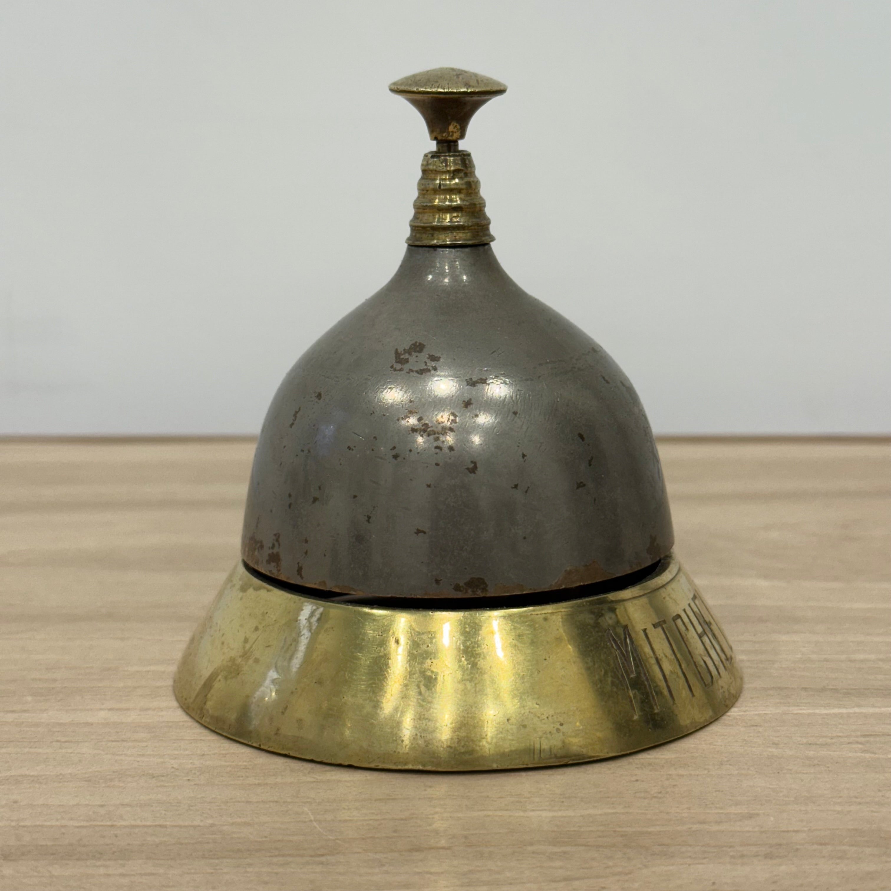 Antique Mitchells &amp; Butlers Brass Counter Bell Breweriana