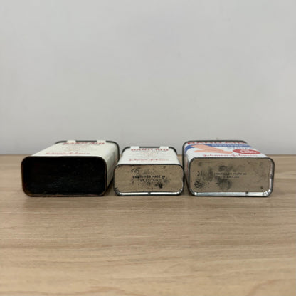 Vintage First Aid Outfit Tin with Elastoplast and Band-Aid Tins 1950s