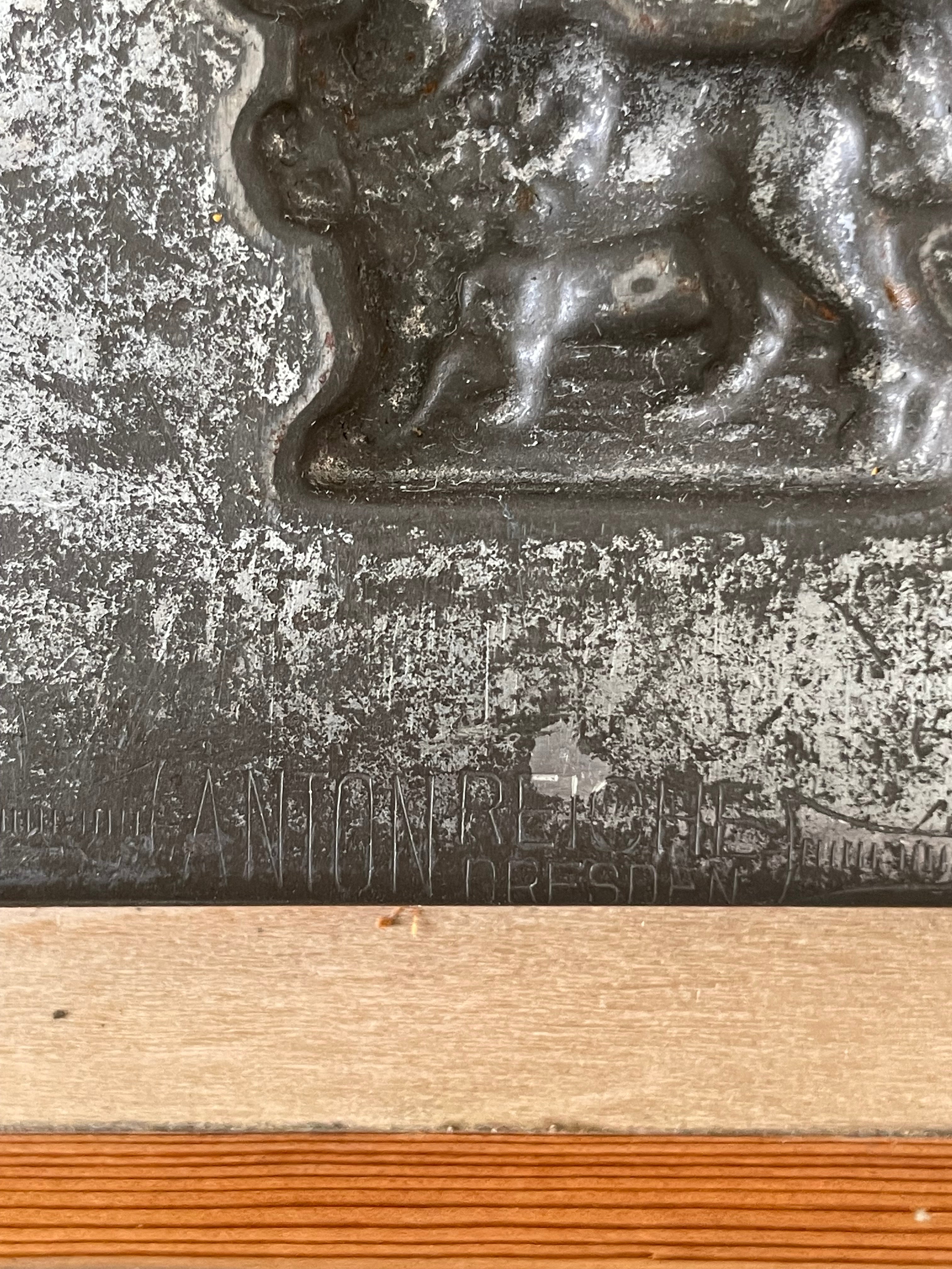 Antique Anton Reiche Chocolate Mould Tray with Animals – c.1920s